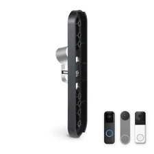 Wasserstein Doorbell Vinyl Siding Mount (Black)