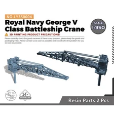 Yao's Studio LY350004 1/350 Model Royal Navy George V Class Battleship Crane