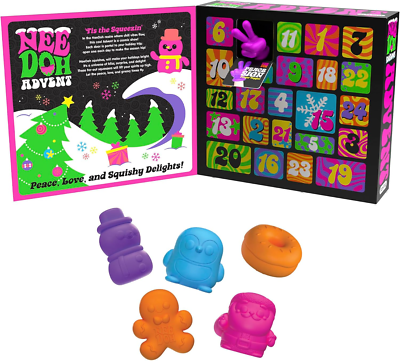 Needoh Squishmas Advent Calendar - 24 Mini Squeeze Toys