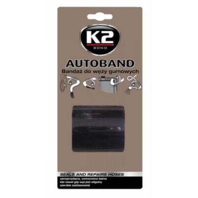 K2 AUTOBAND 50MM x 3M - SELBSTKLEBENDE REPARATUR BANDAGE FÜR GUMMISCHLÄUCHE