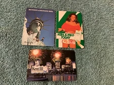single playing swap cards, cigarettes lot, Kent, kool, benson&hedges