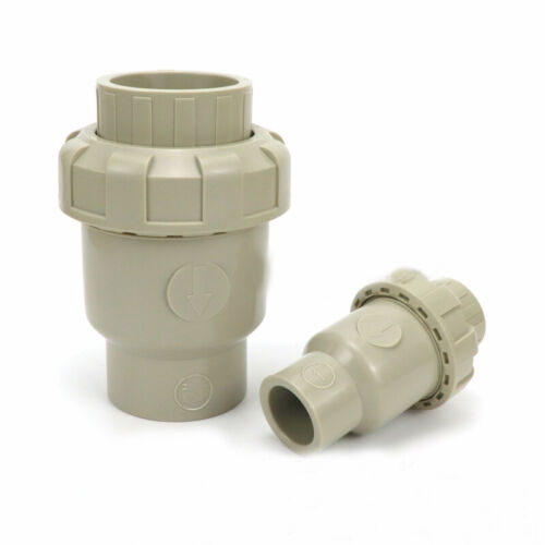 PPH Check Valve Plastic Hot Melt Water Pipe PP Check Valve Welding Chemical Type - Picture 1 of 5