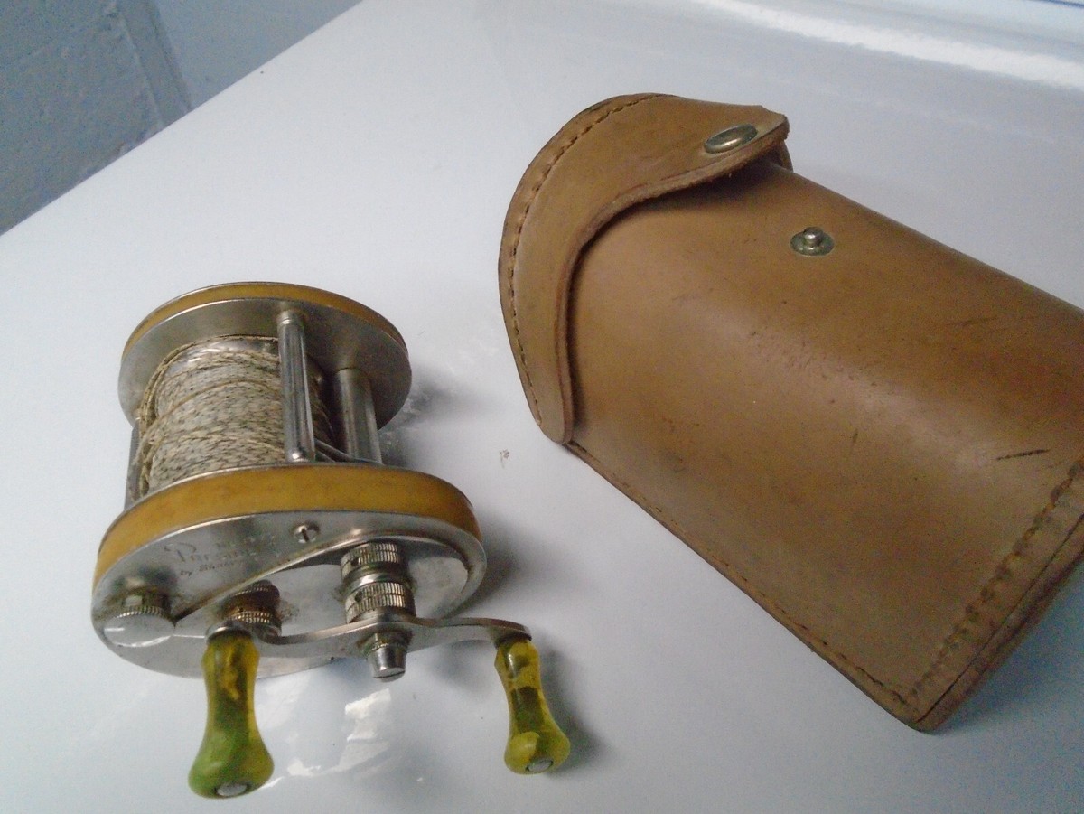 Vintage Shakespeare President #1970 Reel w/ Leather Case | eBay
