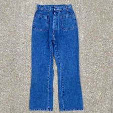 Vintage 1980's Seafarer USN Navy Sailor Utility Wide Leg Bell Bottom Slacks