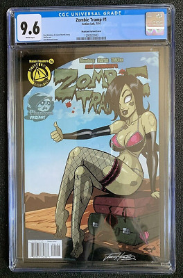 Zombie Tramp #1  2014 Vol #4 Phantom Variant  Key CGC 9.6 1292025002