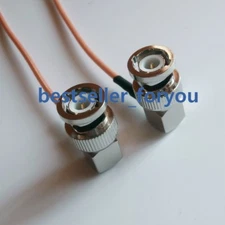 cable BNC male right angle to BNC male RA Right Angle Q9 50ohm pigtail RG316