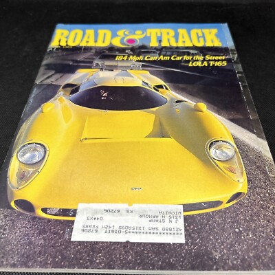 Road And Track Magazine April, 1984