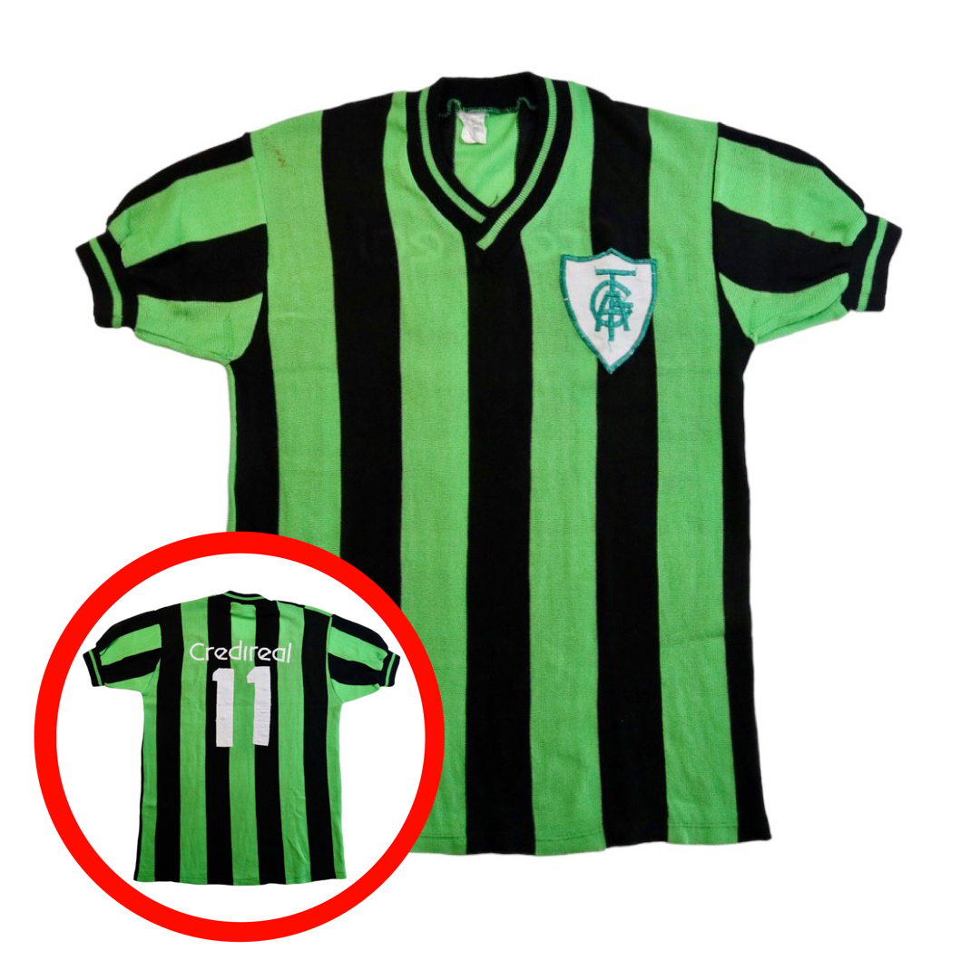 AMERICA MINEIRO 80s Football Shirt M/L Mens Brazil Vintage Soccer - Main Image