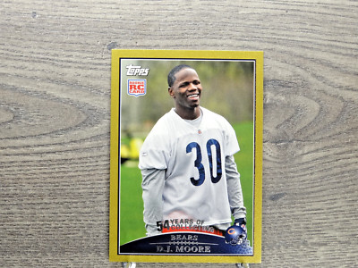 2009 Topps Gold #359 D.J. Moore RC 312/2009