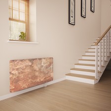 Glass Radiator Cover Printed - Rustic Copper - Made By Premier Range