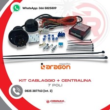 Kit Elettrico UNIVERSALE 7 poli con Centralina per Gancio di Traino Auto