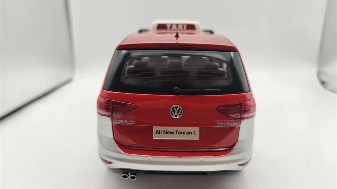 1/18 Volkswagen All New Touran L TAXI car model RED | eBay