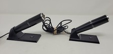 Jvc Dynamic Microphones Md 217hc + Stand Vintage Lot Of 2