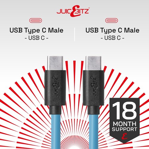 JuicEBitz® USB typu C Kabel do szybkiej ładowarki do iPhone 15 16e iPad Air, iPad Pro - Zdjęcie 10 z 81