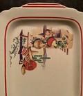 Vintage 1930s Homer Laughlin Mexicana Hacienda Platter Tray Century Art Deco — photo 7