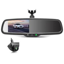 4.3" Mirror Monitor No.1 Bracket AHD CVBS Camera For Car Reverse Front Rear View