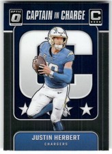 Justin Herbert 2024 Donruss Optic #7 Captain In Charge