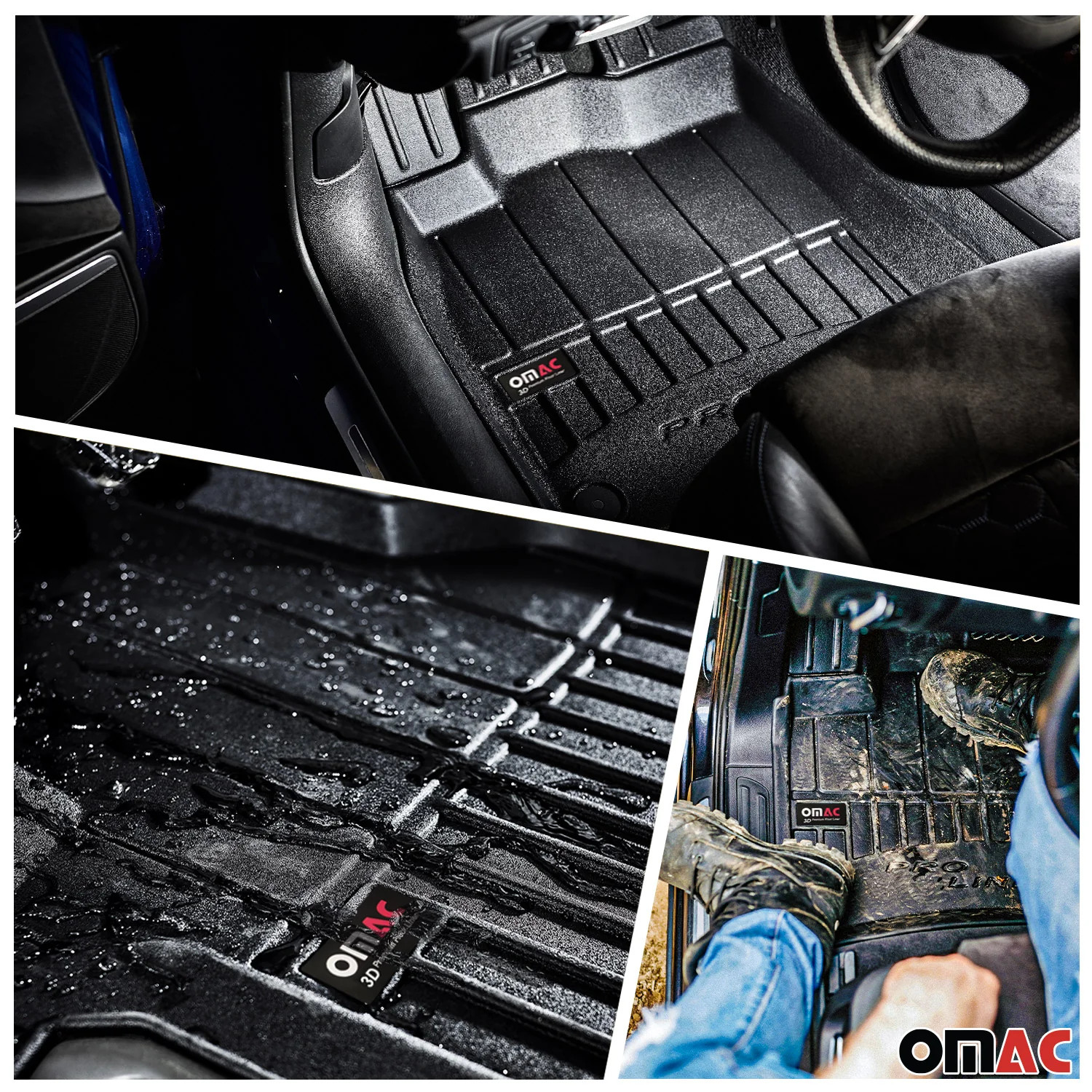 Tapis de Sol sur Mesure Ford Edge Haute Qualité TPE Robuste