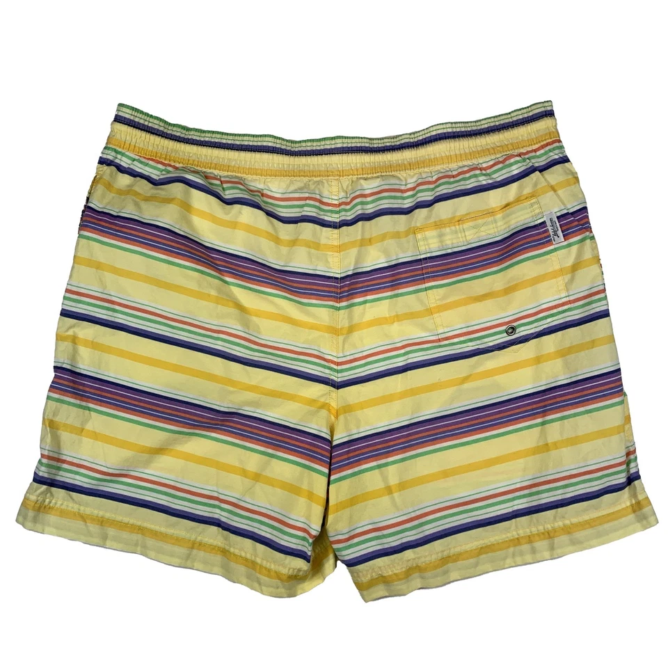 Ralph Lauren Boxer Mare Uomo L Righe Multicolore Costume Estate - Immagine 2 di 4