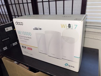 TP-LINK Deco BE63 BE10000 Tri-Band Wi-Fi 7 Mesh Router System 3-Pack