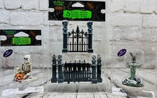 Lemax Spooky Town Halloween Village Accessories Lot of 3