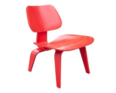 Eames Herman Miller Red LCW Chair **LOCAL INDIANAPOLIS PICKUP ONLY**