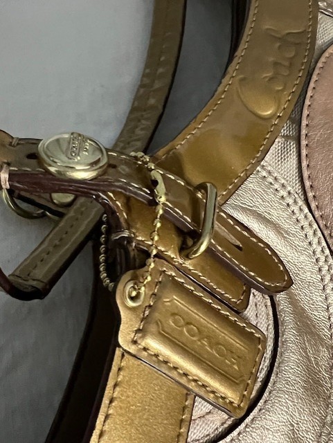 Coach Carly Large Circular Patchwork Shoulder Bag… - image 5