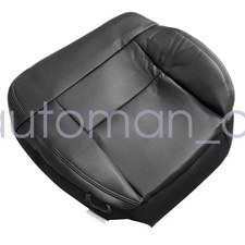 For 2004-2008 Ford F-150 STX XL XLT Passenger Side Bottom Leather Seat Cover Blk