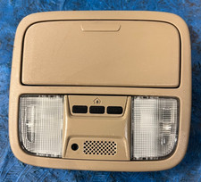 2003-2008 Honda Pilot Overhead Map Dome Light Console Tan Homelink Oem B57 2003-2008 Honda Pilot Overhead Map Dome Light Console Tan Homelink Oem B57