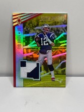 2017 Panini Phoenix Veteran Materials Tom Brady  “Y” Patch Game-Used 1/5 SSP