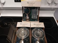 Soap Dishes Matching Set of 2 and includes holde and tumbler Monticello