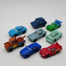 Disney Pixar Coches Plástico Lote de 8 Películas Vehículos de Juguete Rayo McQueen Mater