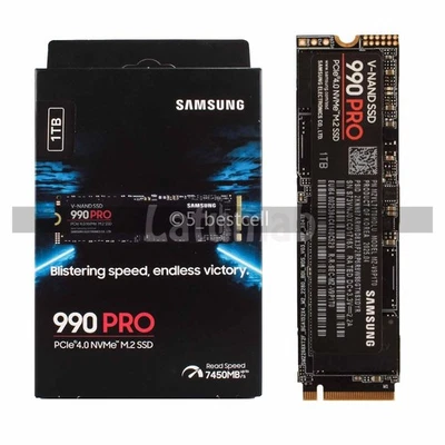 Lote Disco Duro Estado Sólido SAMSUNG SSD 990 PRO 500GB 1TB 2TB PCIe 4.0 NVMe M.2