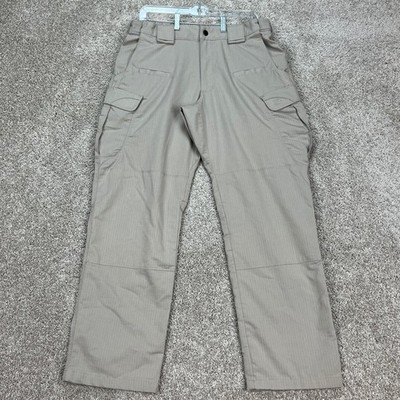 5.11 Tactical Cargo Pants Mens 32x30 Khaki Tan Straight Leg Ripstop Multi-Pocket