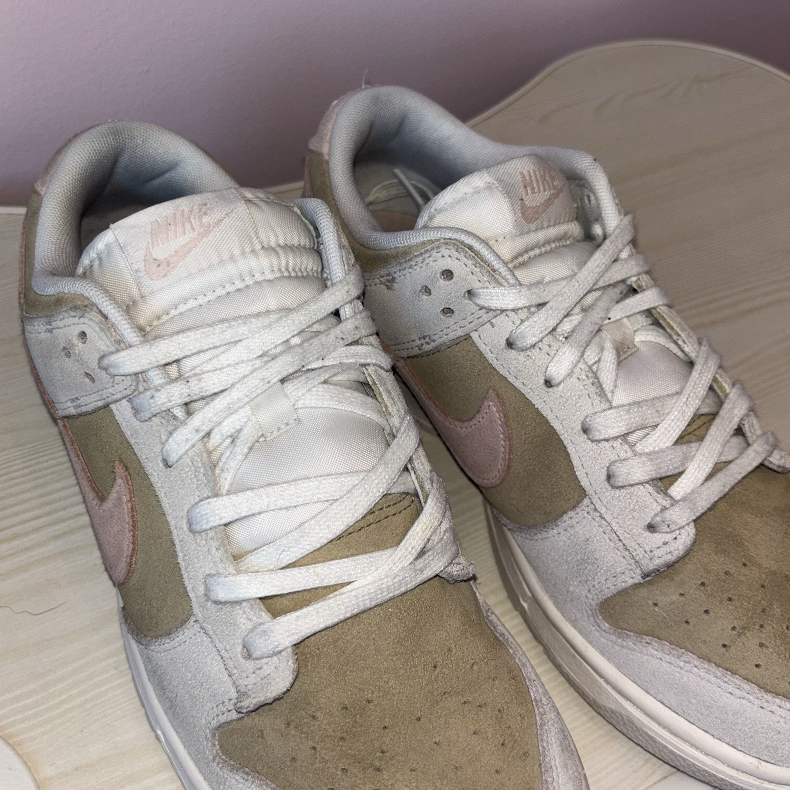 Nike Womens Size 10 Dunk Low Phantom Washed Coral thumbnail 10