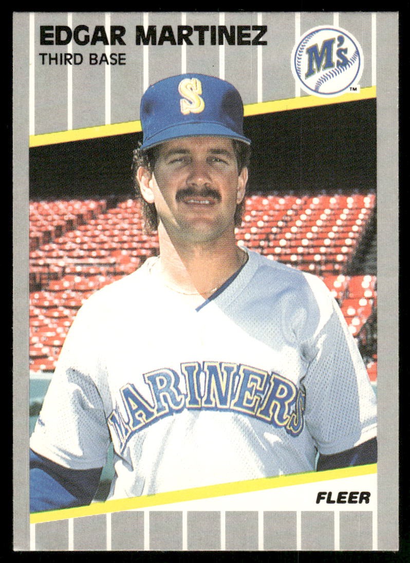 1989 Fleer #552 Edgar Martinez