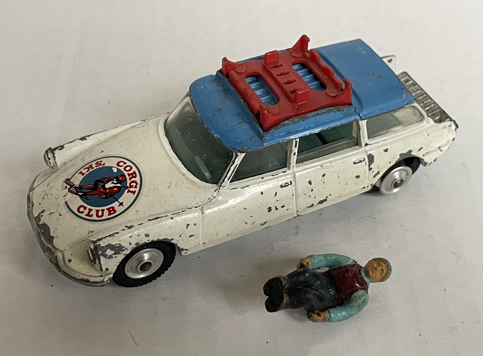 Jouet Ancien Corgi Toys 513 - Citroën Safari Alpine Rescue Car - Voiture De Collection