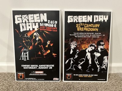 GREEN DAY 21st Century Breakdown 2010 Tour Poster + Album Promo - dry mounted