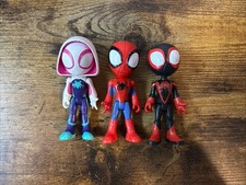 Disney Jr Spidey And His Amazing Friends Web Squad 3 Action Figure Collection
