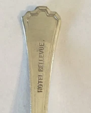 Hotel Bellevue Spoon Vintage Souvenir Collectible