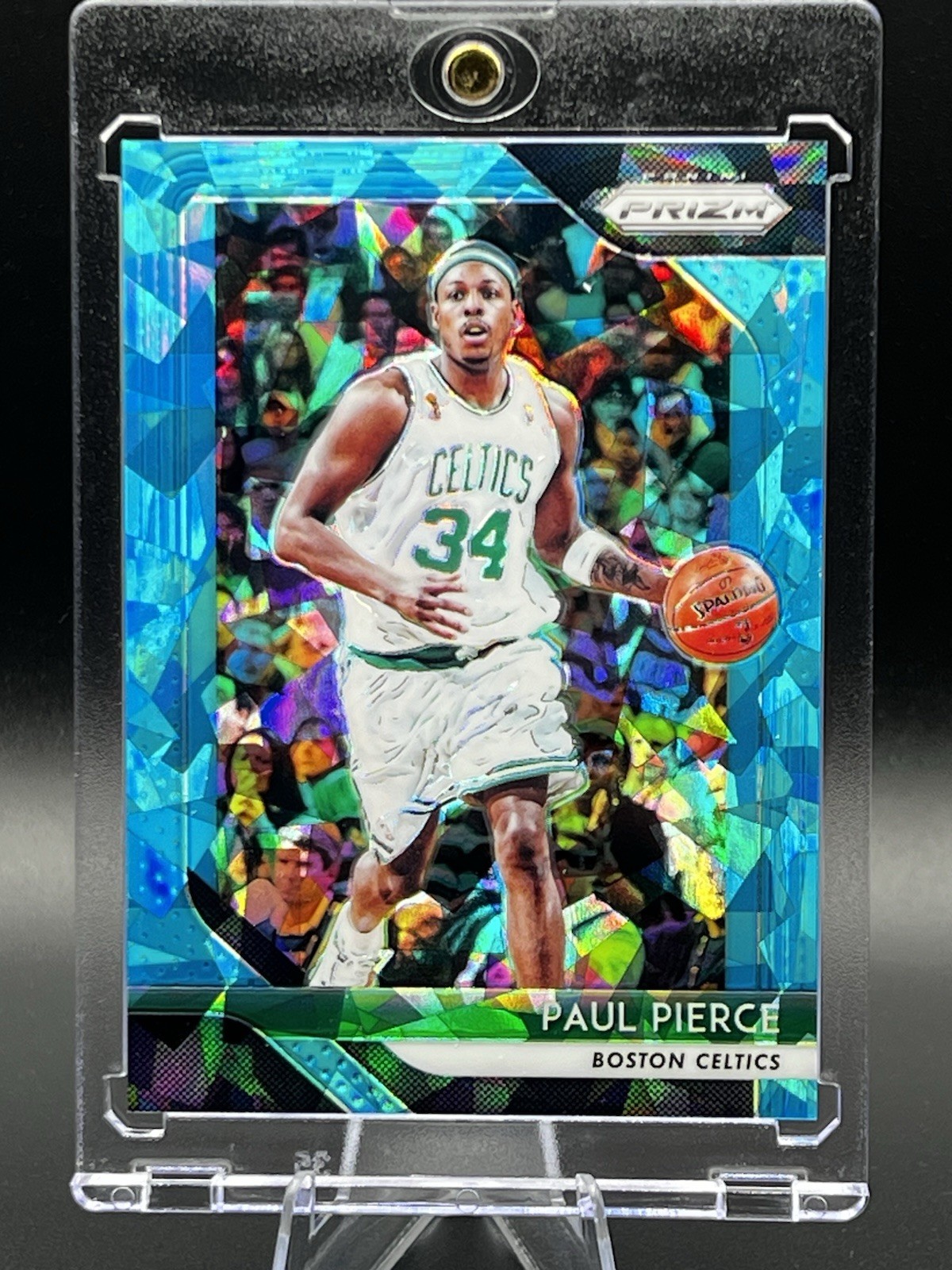 2018-19 Prizm Basektball Blue Cracked Ice Paul Pierce /99 #175