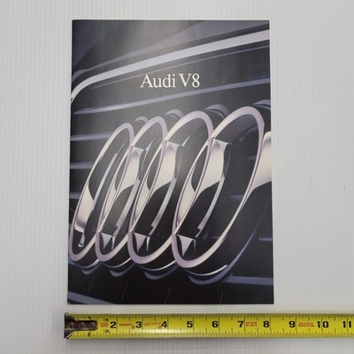 Audi V8 Brochure Original Luxury Sedan Quattro AWD V8 Specs Features