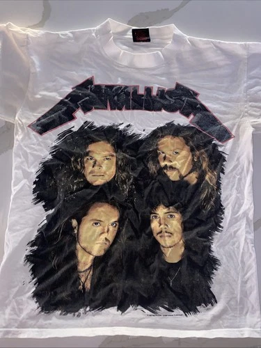 Metallica -92 Vintage Concert T-Shirt Wherever I May Roa 1990s vintage concert t-shirt, vintage, single stitch, B+ condition