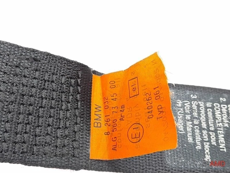 BMW 330ci 325ci E46 2002 convertible cinturón de seguridad trasero retractor negro 72118261032 Foto 2 de 3