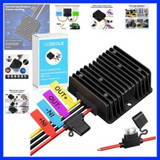 36V 48V to 12V 20A Step Down Converter-Golf Cart Voltage Reducer with Fuse 36...