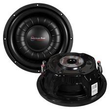 (2) SUBWOOFERS DUALES AMERICAN BASS HAWK SLIM 10” MONTAJE POCO PROFUNDO DE 2 OHMIOS (1 PAR)