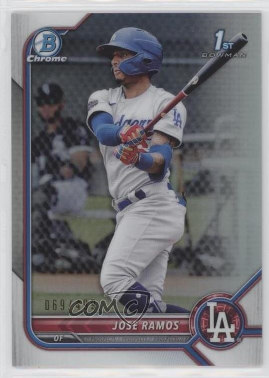 2022 Bowman Chrome Prospects Refractor 69/499 Jose Ramos #BCP-129 10c3