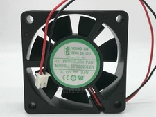 1 PCS YOUNGLIN fan DFS602012H DC12V 2.0W 6020 6CM 2 pin cooling fan #T