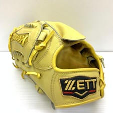 ZETT Prostatus Baseball Glove Pitcher LHT 11.5in Yellow Hardball Used