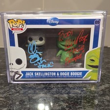 Funko Jack Skellington & Oogie Boogie Nightmare Before Chris Sarandon Ken Page